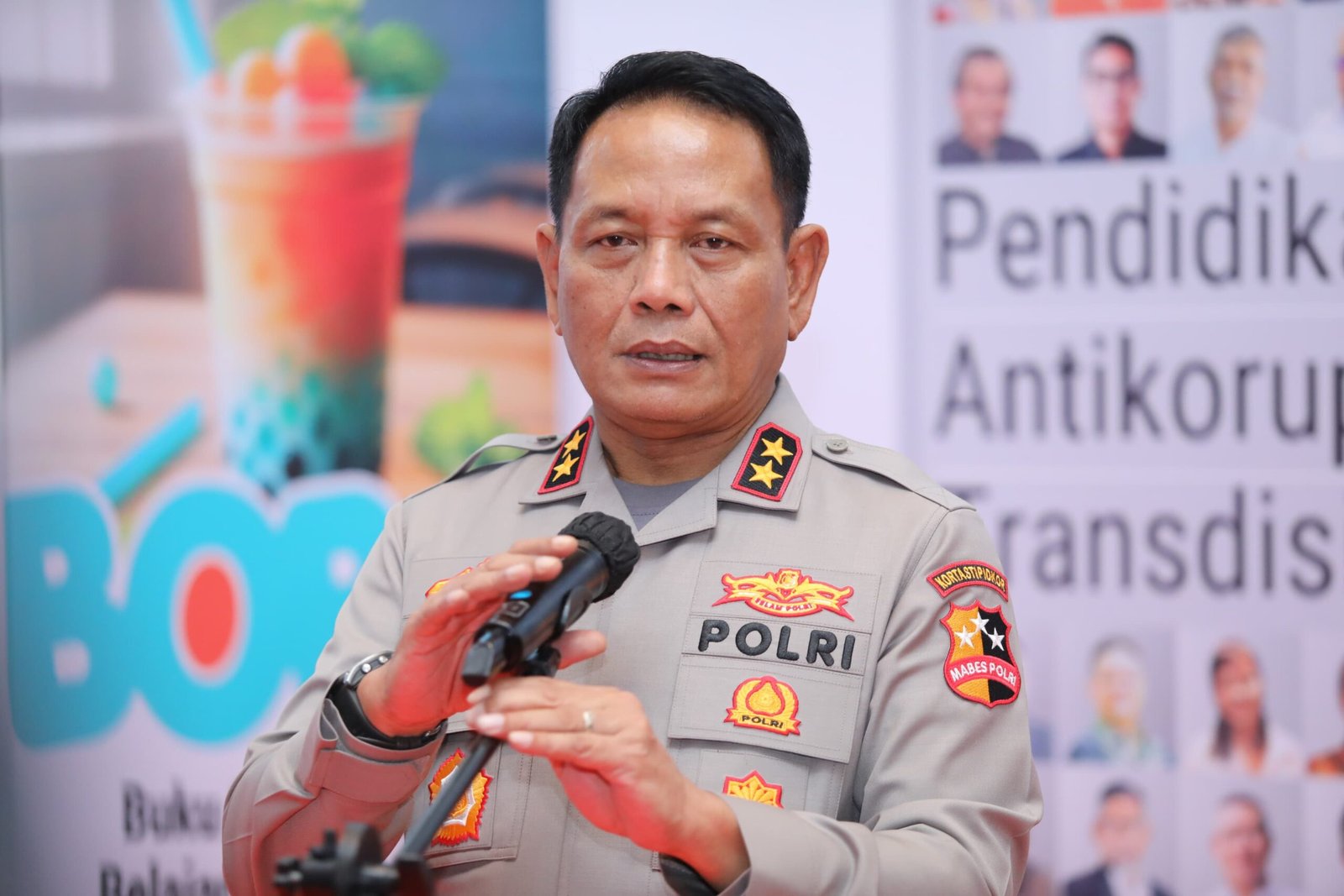 Foto: Kepala Kortastipidkor Polri, IJP Cahyono Wibowo, S.H., M.H., melakukan penyelidikan terkait dugaan korupsi dan pencucian uang dalam pembiayaan LPEI di Jakarta."