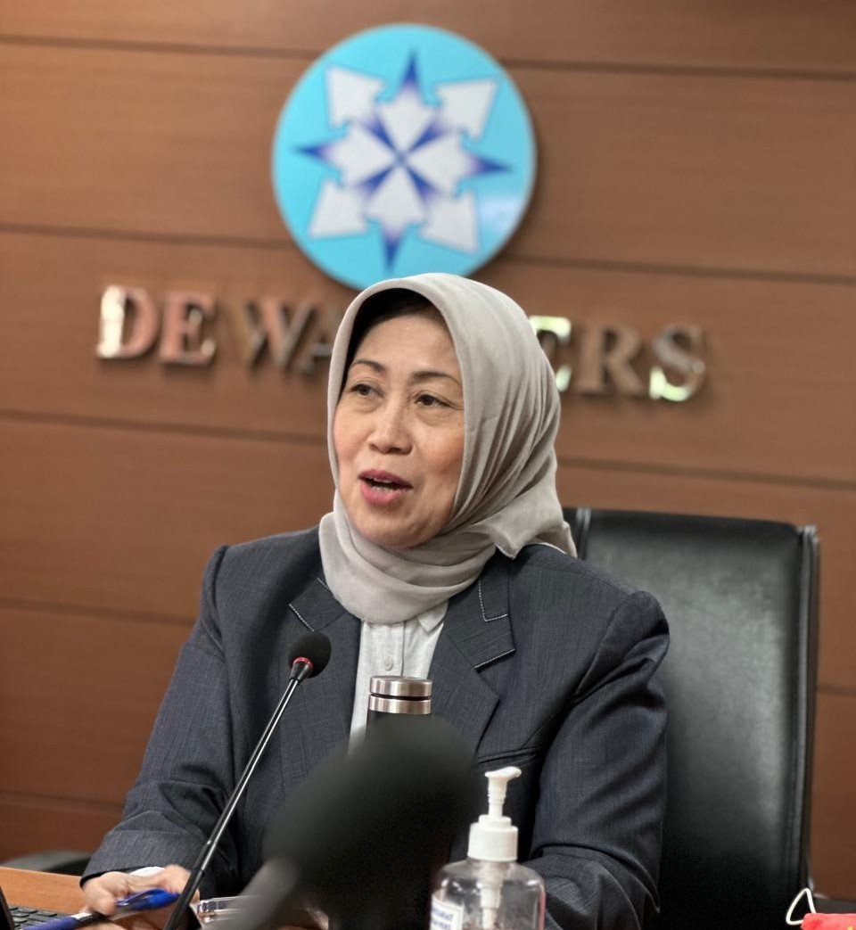 Ketua Dewan Pers Ninik Rahayu memberikan pernyataan pers terkait Vonis Seumur Hidup Pembakar Wartawan Tribrata TV.