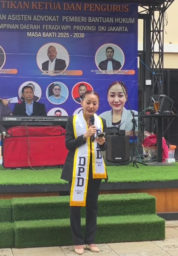 Pelantikan Harriani Bianca sebagai Ketua DPD FERADI WPI DKI Jakarta 2025–2030 bersama Ketua Umum Donny Andretti di Jakarta