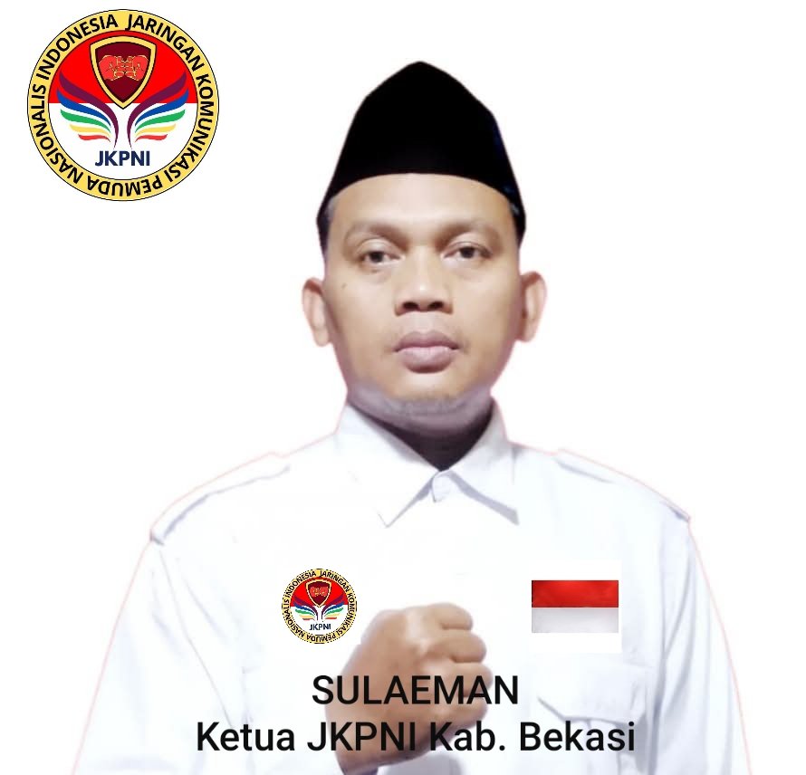 Ketua JKPNI Sulaeman menyerahkan laporan dugaan penyelewengan dana hibah NPCI ke Inspektorat Kabupaten Bekasi