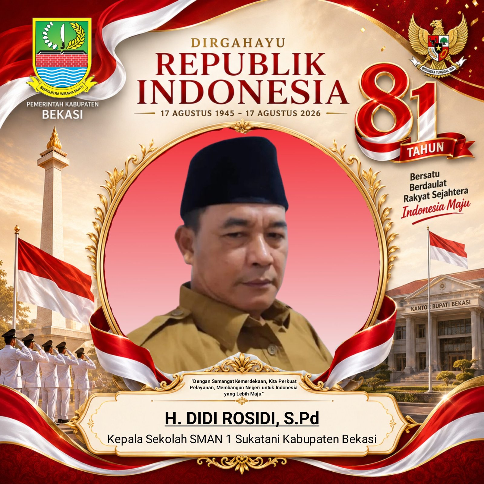 (8) Ucapan HUT RI KE-81 - 17 AGUSTUS 2026 H. DIDI ROSIDI