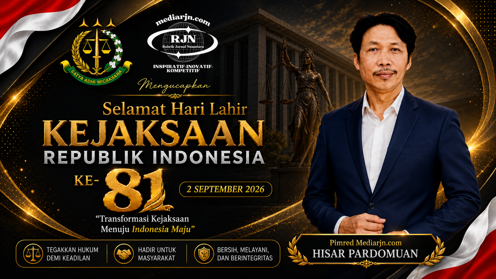  (1) HISAR PARDOMUAN UCAPAN HARI LAHIR KEJAKSAAN RI KE-81 2 September 2026
